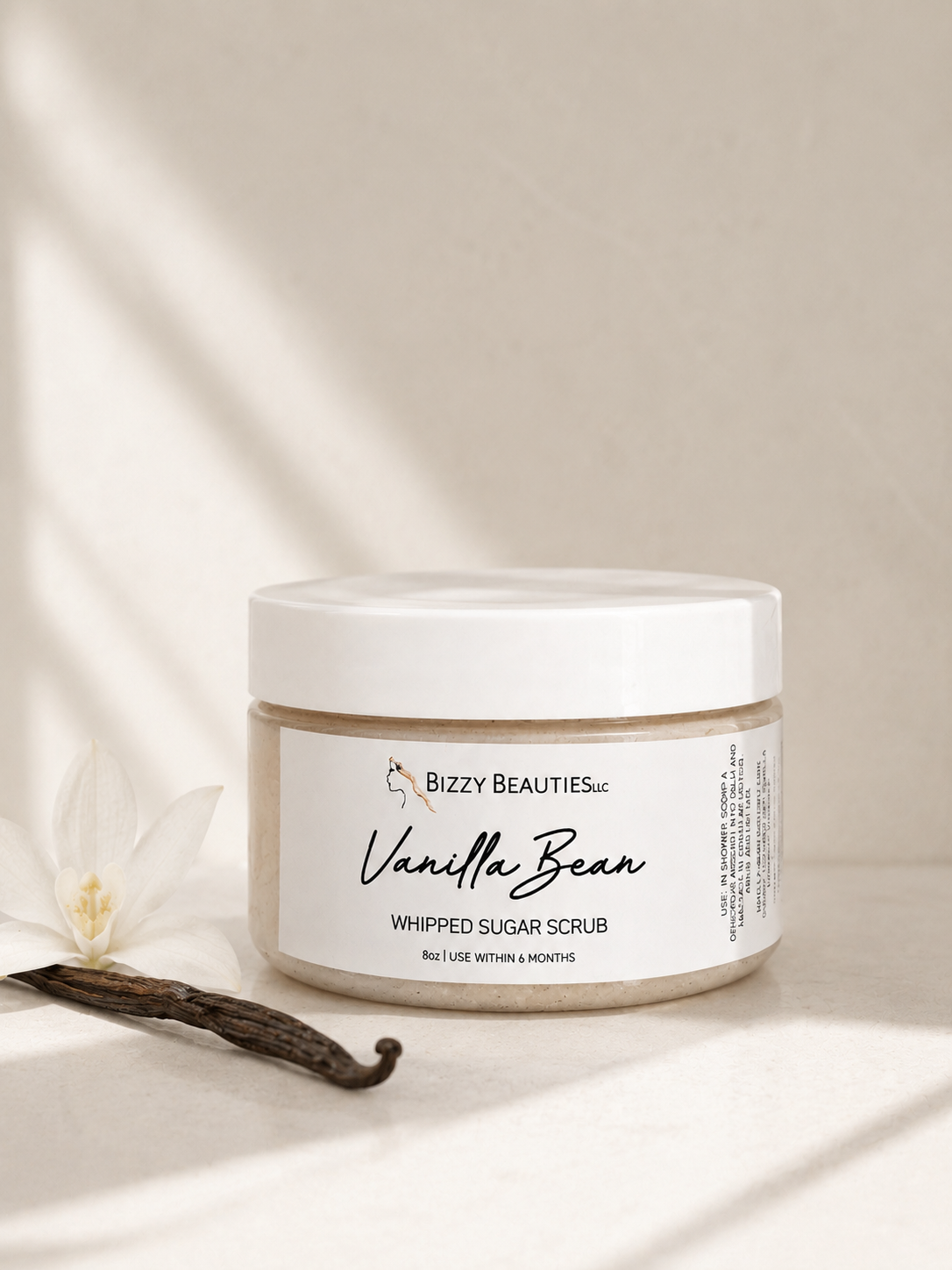 Whipped Vanilla Bean Sugar Scrub