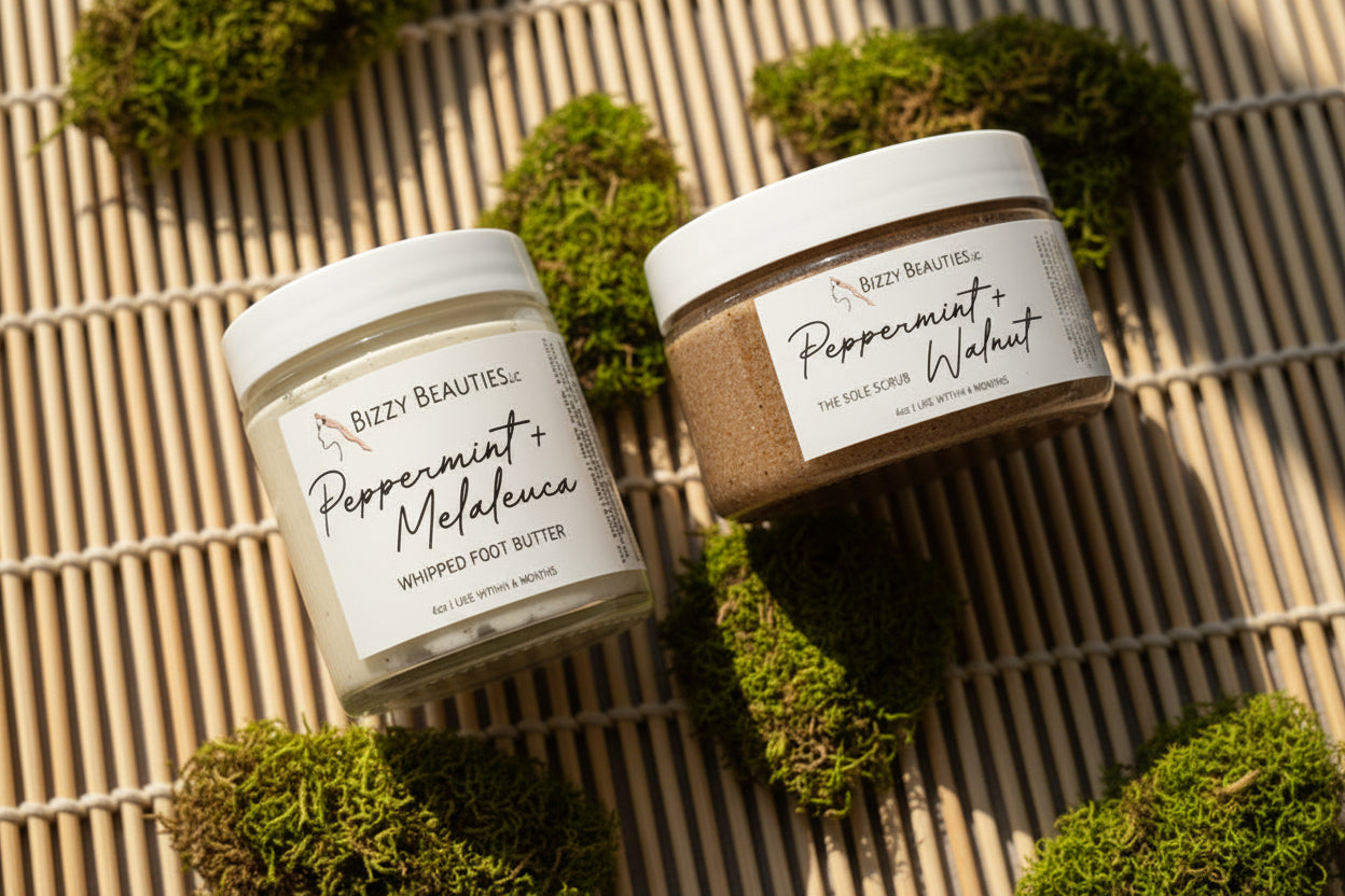 Peppermint + Melaleuca Foot Butter