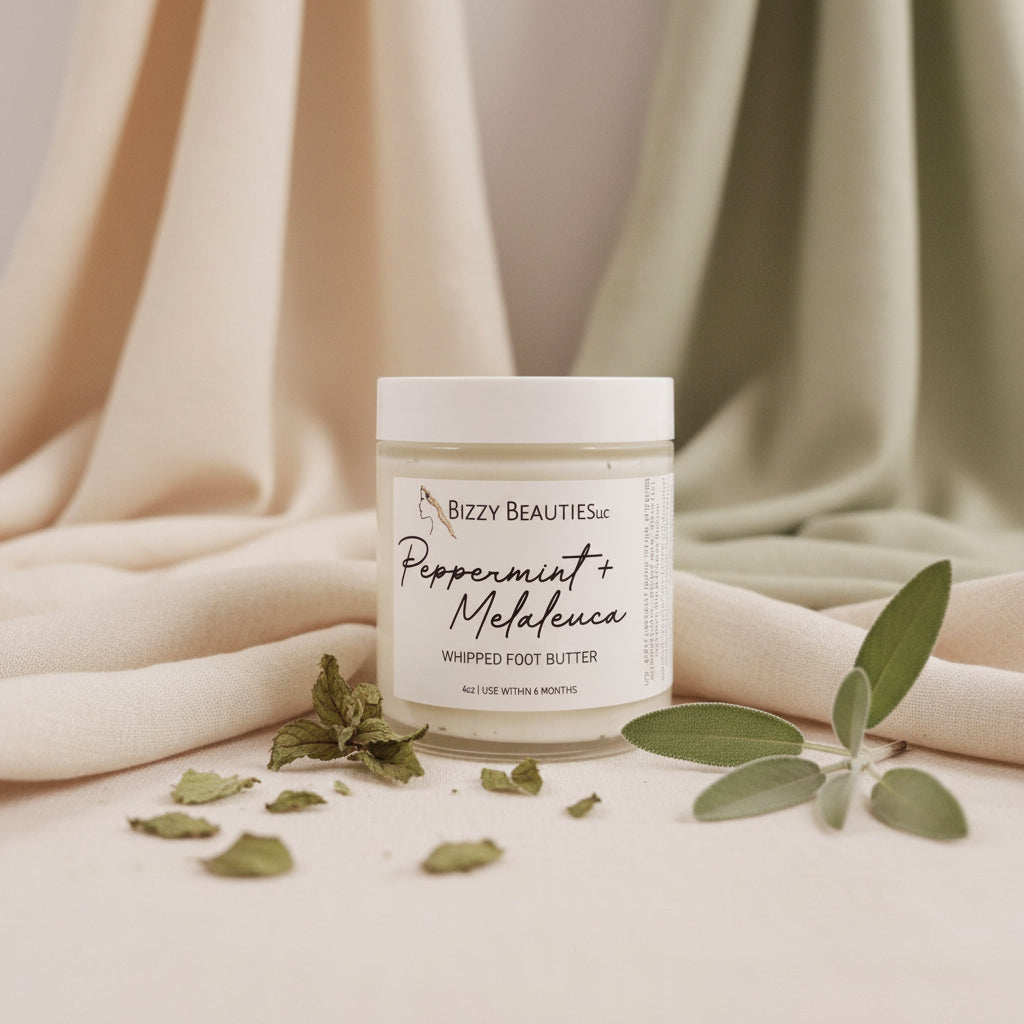 Peppermint + Melaleuca Foot Butter
