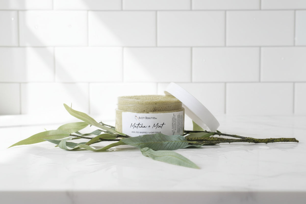 Matcha + Mint Ageless Whipped Sugar Scrub