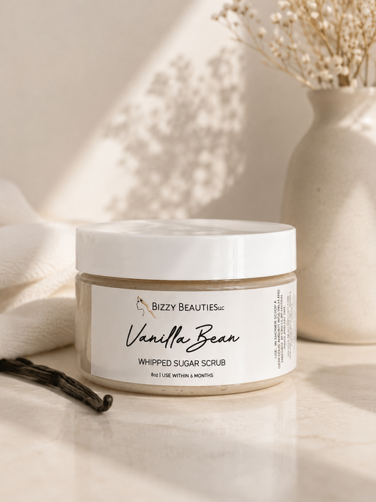 Whipped Vanilla Bean Sugar Scrub