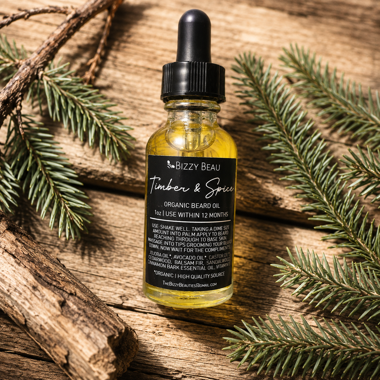 Timber + Spice Beard Oil