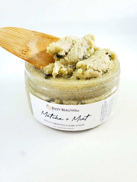 Matcha + Mint Ageless Whipped Sugar Scrub